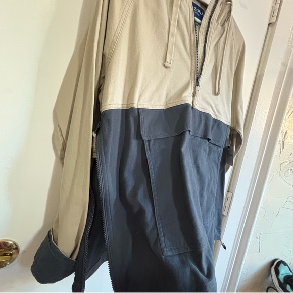 NWT ✨$9 when bundled✨ Arizona Jean Co. Half-Zip Hooded Jacket - Picture 4 of 10